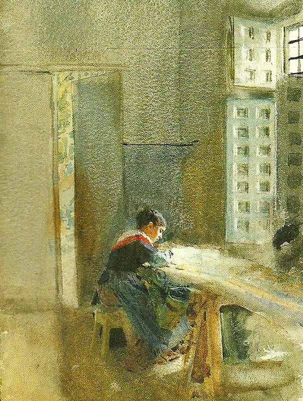 Anders Zorn interior av tapisserifabrik i madrid oil painting picture